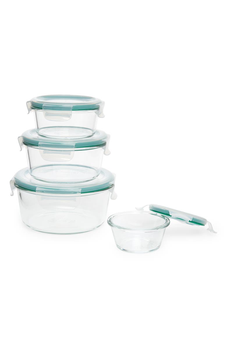 OXO Good Grips 8-Piece Smart Seal Food Storage Container Set, Main, color, 