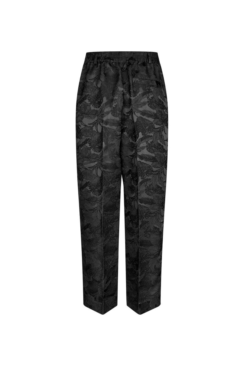 Maperli Jacquard Textured Pants, Alternate, color, Black
