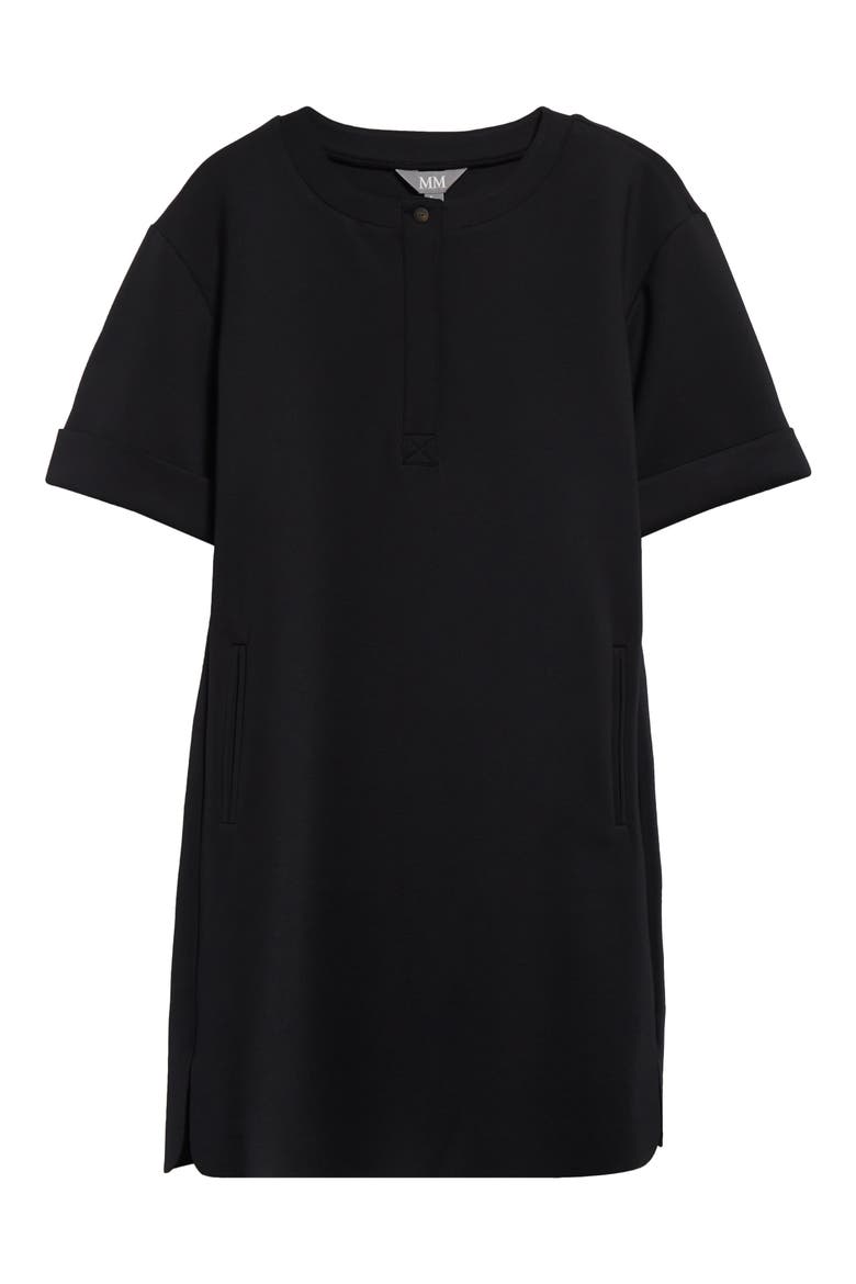 King Short Sleeve Jersey Dress, Alternate, color, BLACK