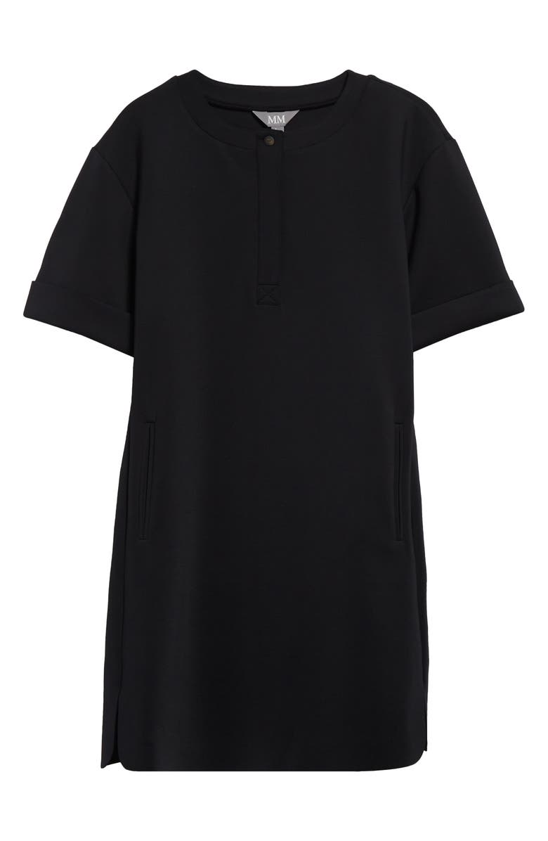 MM by Max Mara King Short Sleeve Jersey Dress, Alternate, color, Black