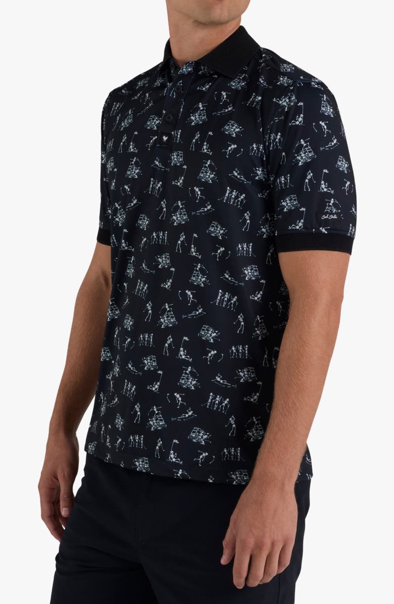 Bad Birdie Evolution Ridge Performance Polo, Alternate, color, Bad Habits - Black