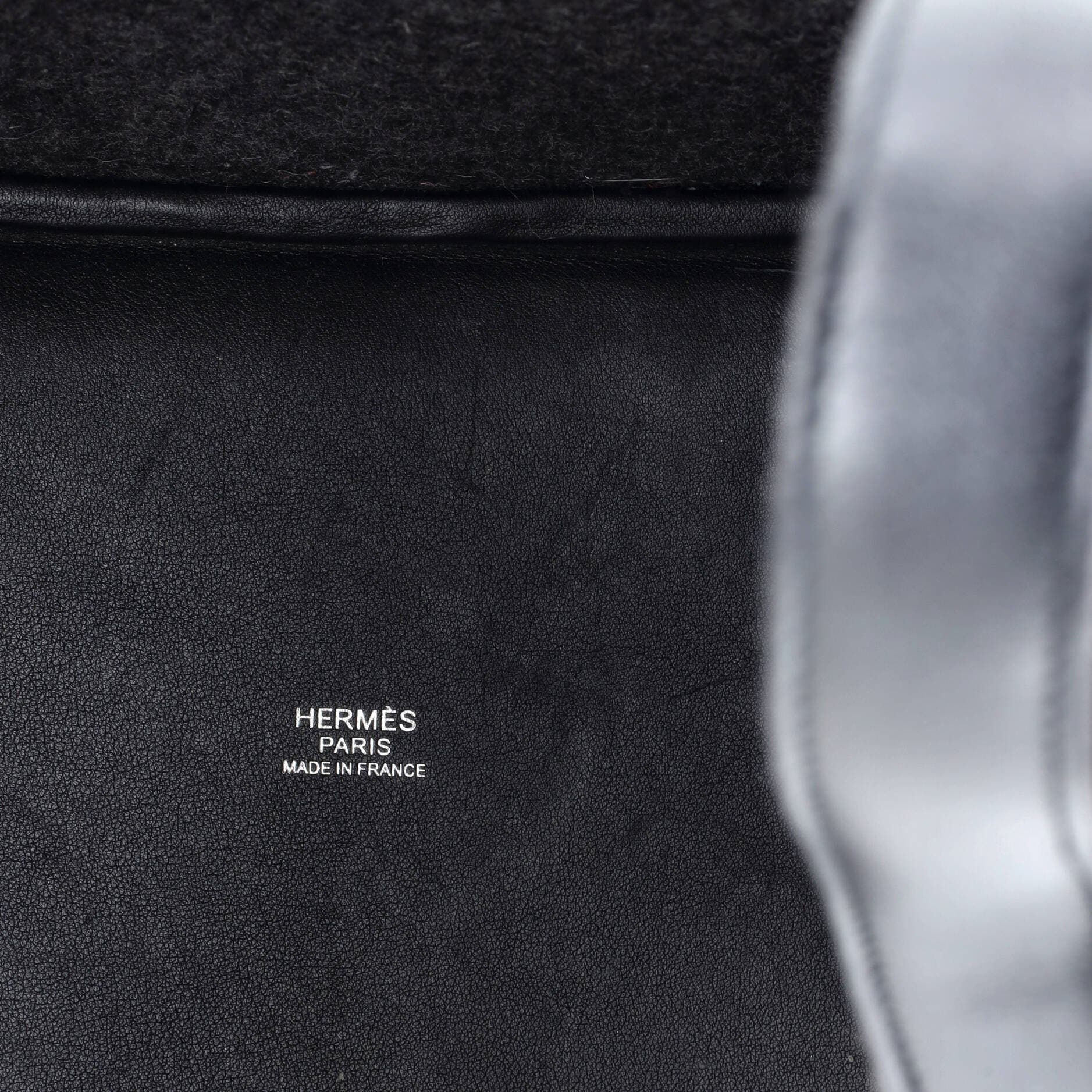 Pre-Owned Hermes Picotin Lock Bag Felt with Leather PM, Alternate, color, Gris Moyen