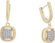 Juvell Pavé Hoop Earrings