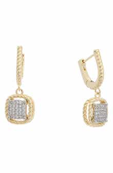 Juvell Pavé Hoop Earrings