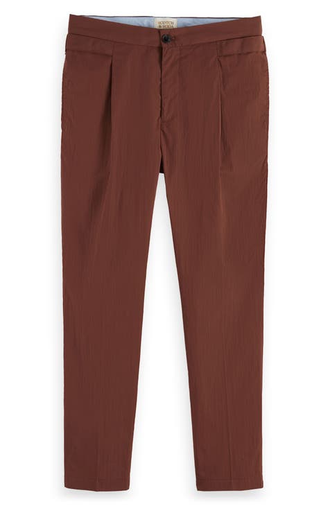 Blake Cotton Stretch Pleated Pants