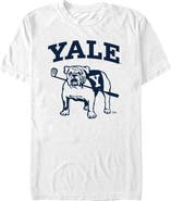 Yale University Men's Yale University Handsome Dan Team Golf  Graphic T-Shirt
