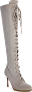 AZALEA WANG Turner Lace-Up Over the Knee Boot