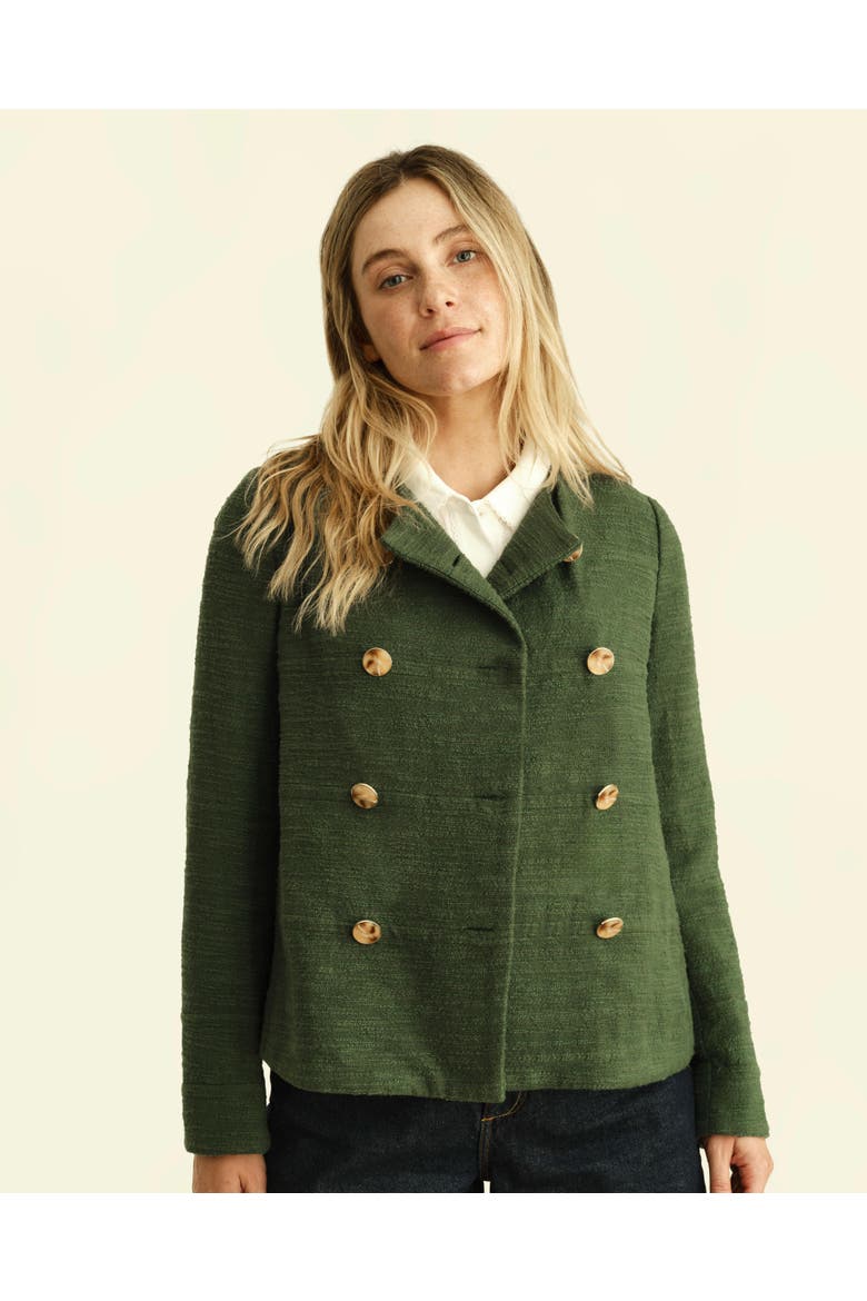 Greyson Bouclé Jacket, Alternate, color, Spruce