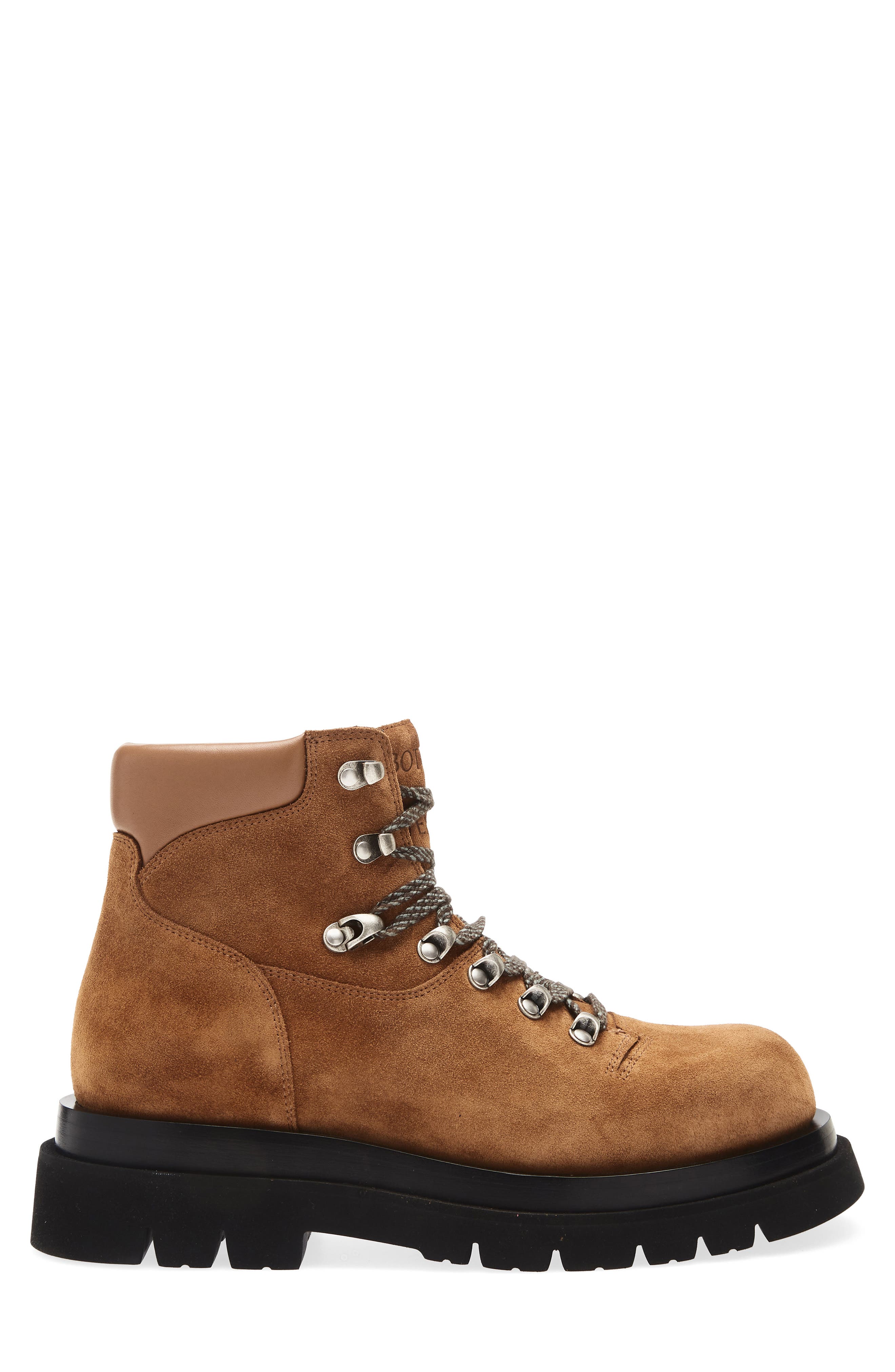 Bottega Veneta Boston Hiking Boot, Alternate, color, 7665 Caramel
