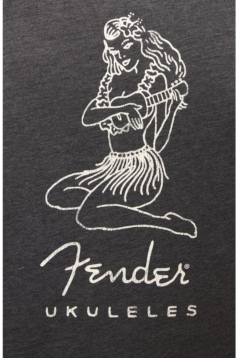 Fender Ukuleles Graphic T-Shirt, Alternate, color, JET BLACK
