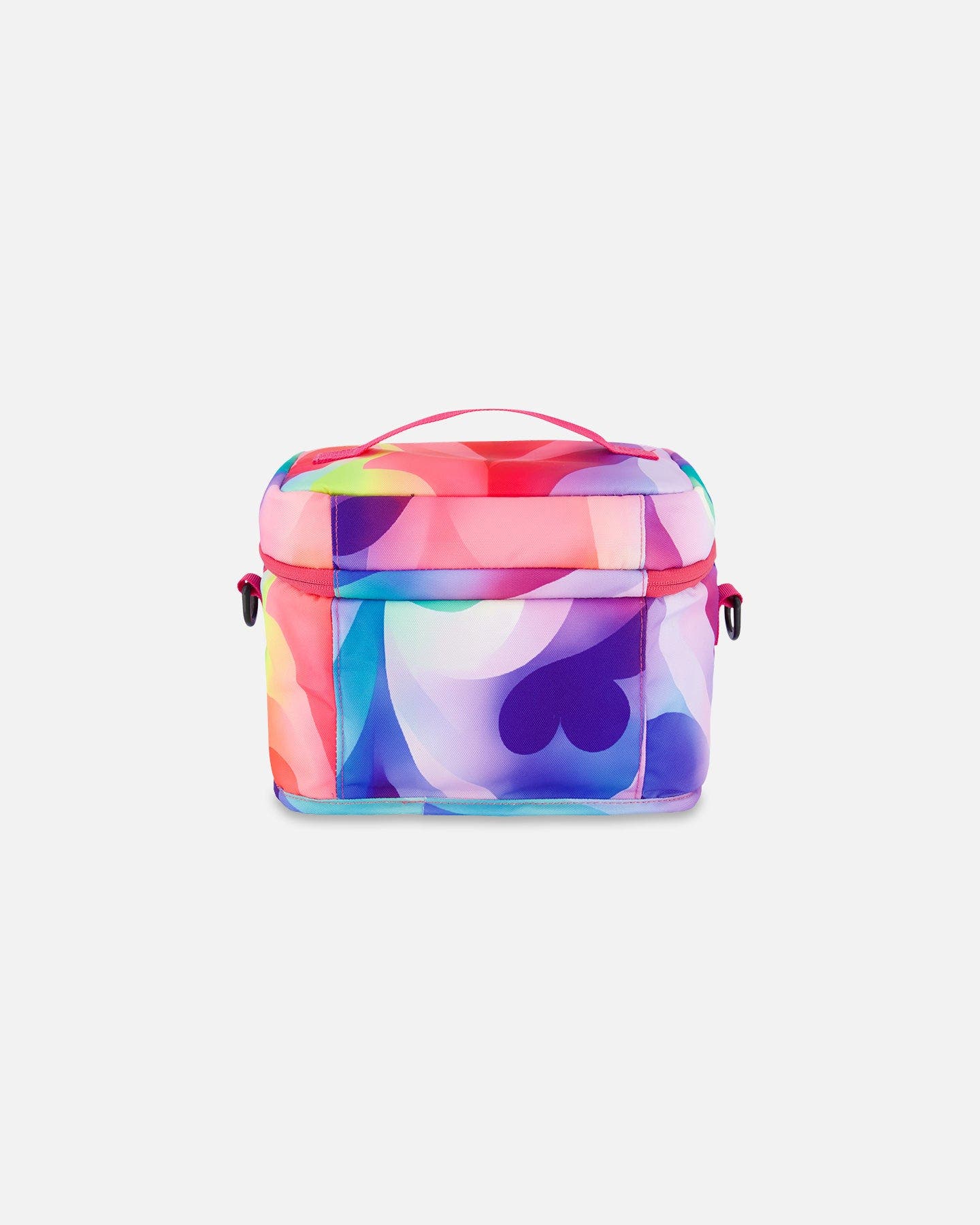Deux par Deux Girl's Lunch Box Printed Rainbow Heart, Alternate, color, 
