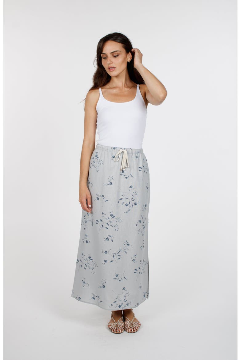 Catalina Resort Skirt, Alternate, color, Water Flower
