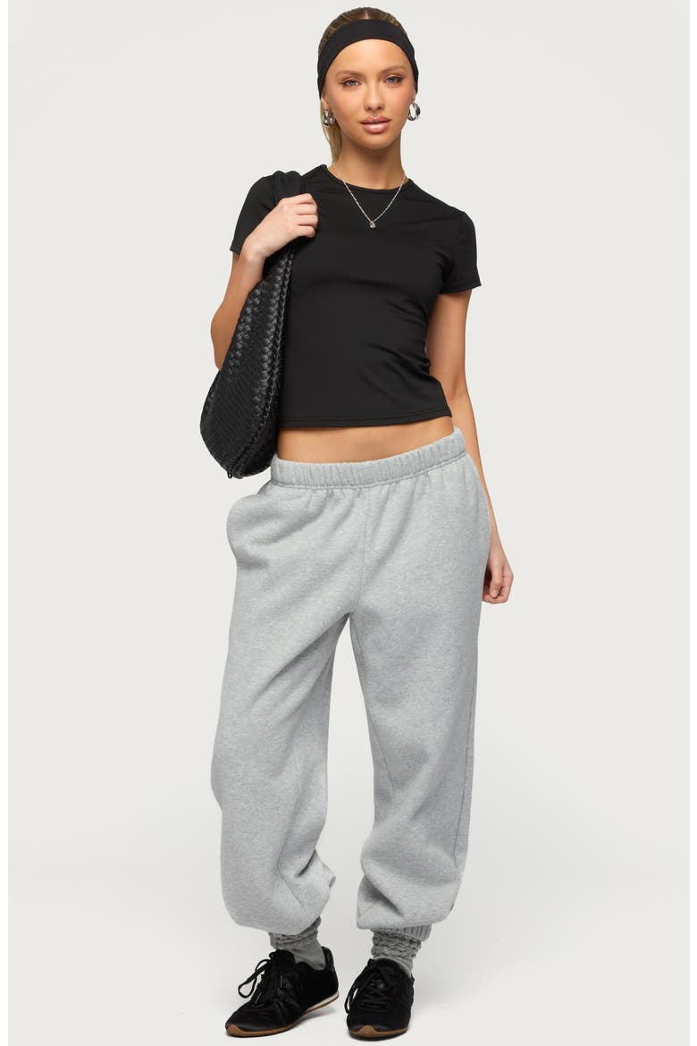 Clark Oversize Sweatpants, Alternate, color, GRAY-MELANGE