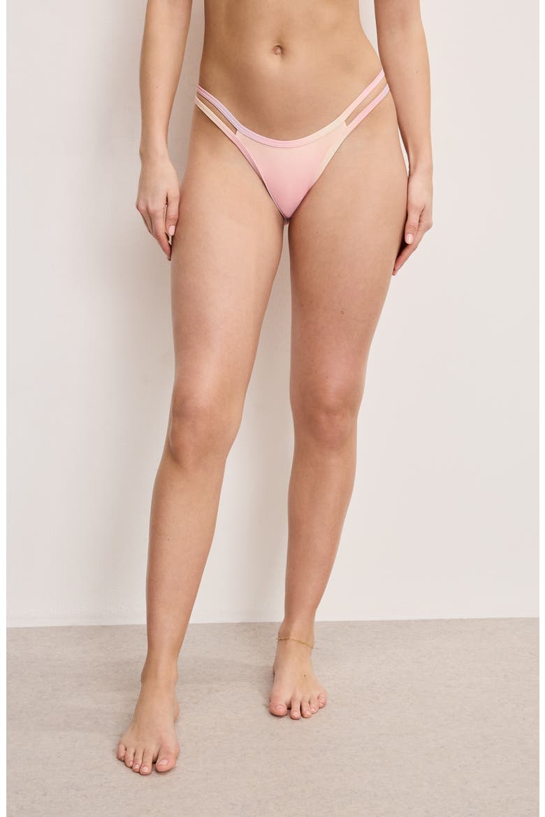 Boomerang Bikini Bottoms, Alternate, color, SUNSET GRADIENT004