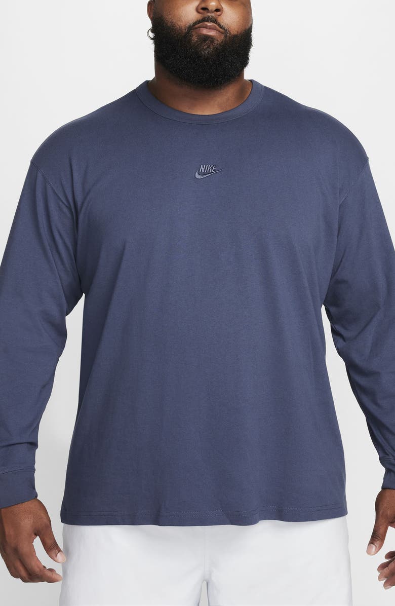 Nike Sportswear Premium Essentials Long Sleeve T-Shirt, Alternate, color, 437 Thunder Blue
