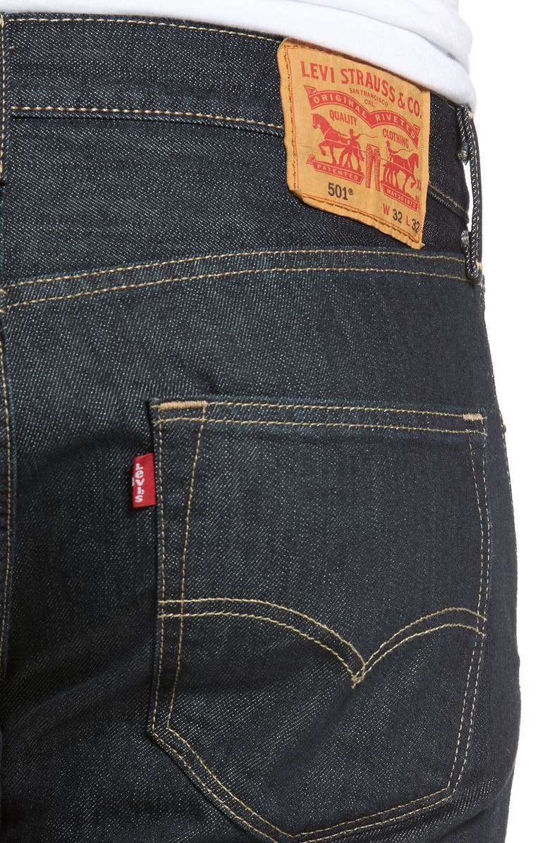 Levi's<sup>®</sup> 501<sup>®</sup> Original Fit Straight Leg Jeans, Alternate, color,