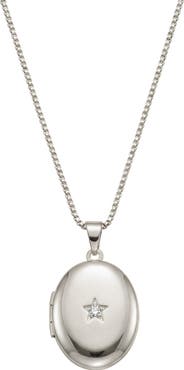 ARGENTO VIVO Oval Locket Pendant Necklace