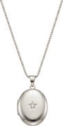 ARGENTO VIVO Oval Locket Pendant Necklace