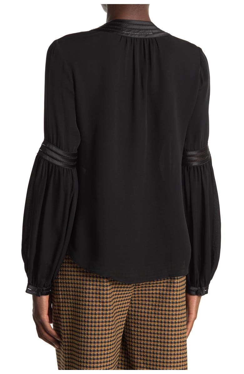 Veronica Beard Yumi Silk Blouse, Alternate, color,