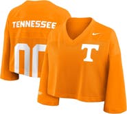 Nike Women's Nike Tennessee Orange Tennessee Volunteers Cropped Mesh Fashion Jersey