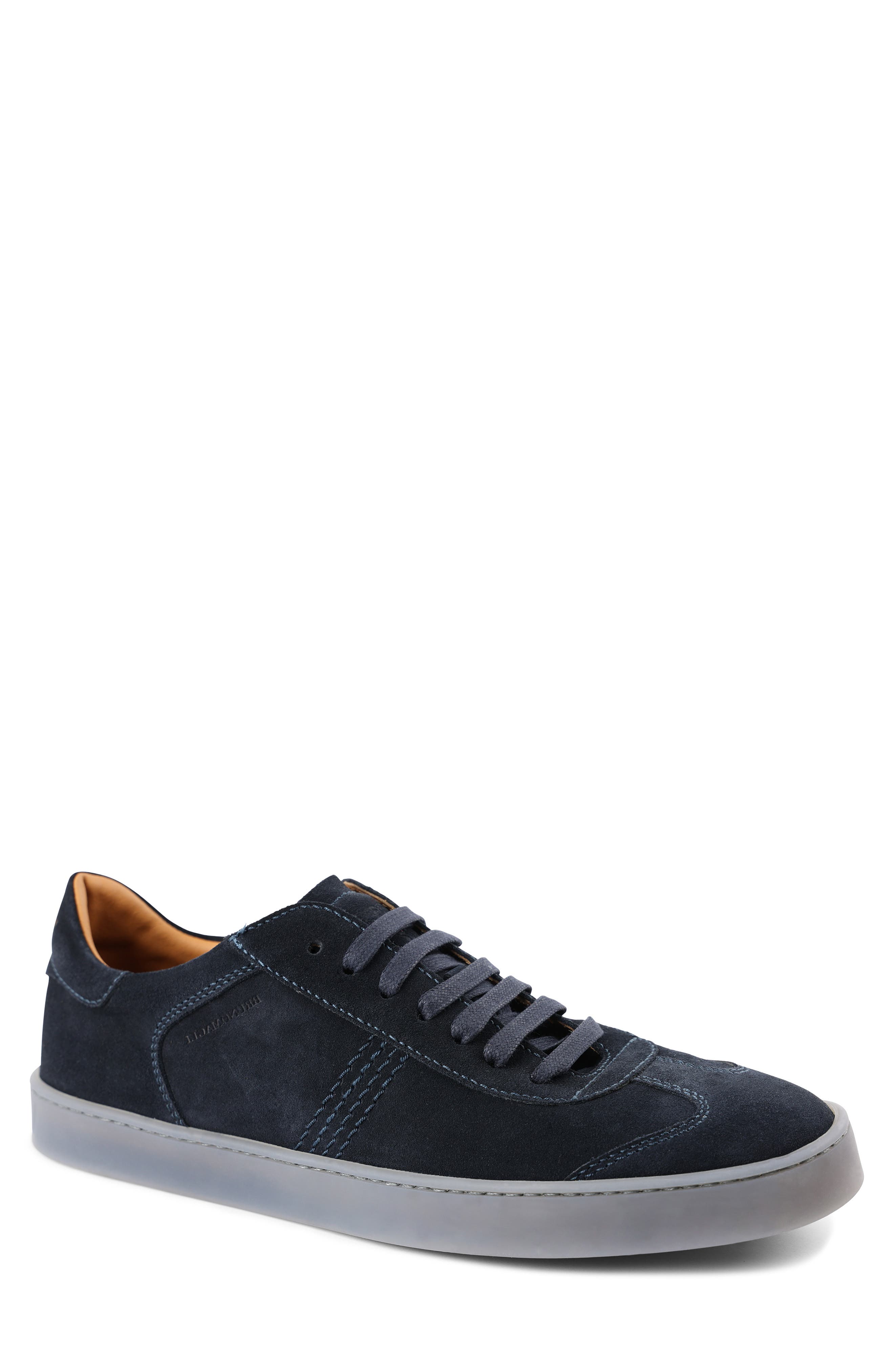 Bono Sneaker, Main, color, NAVY SUEDE