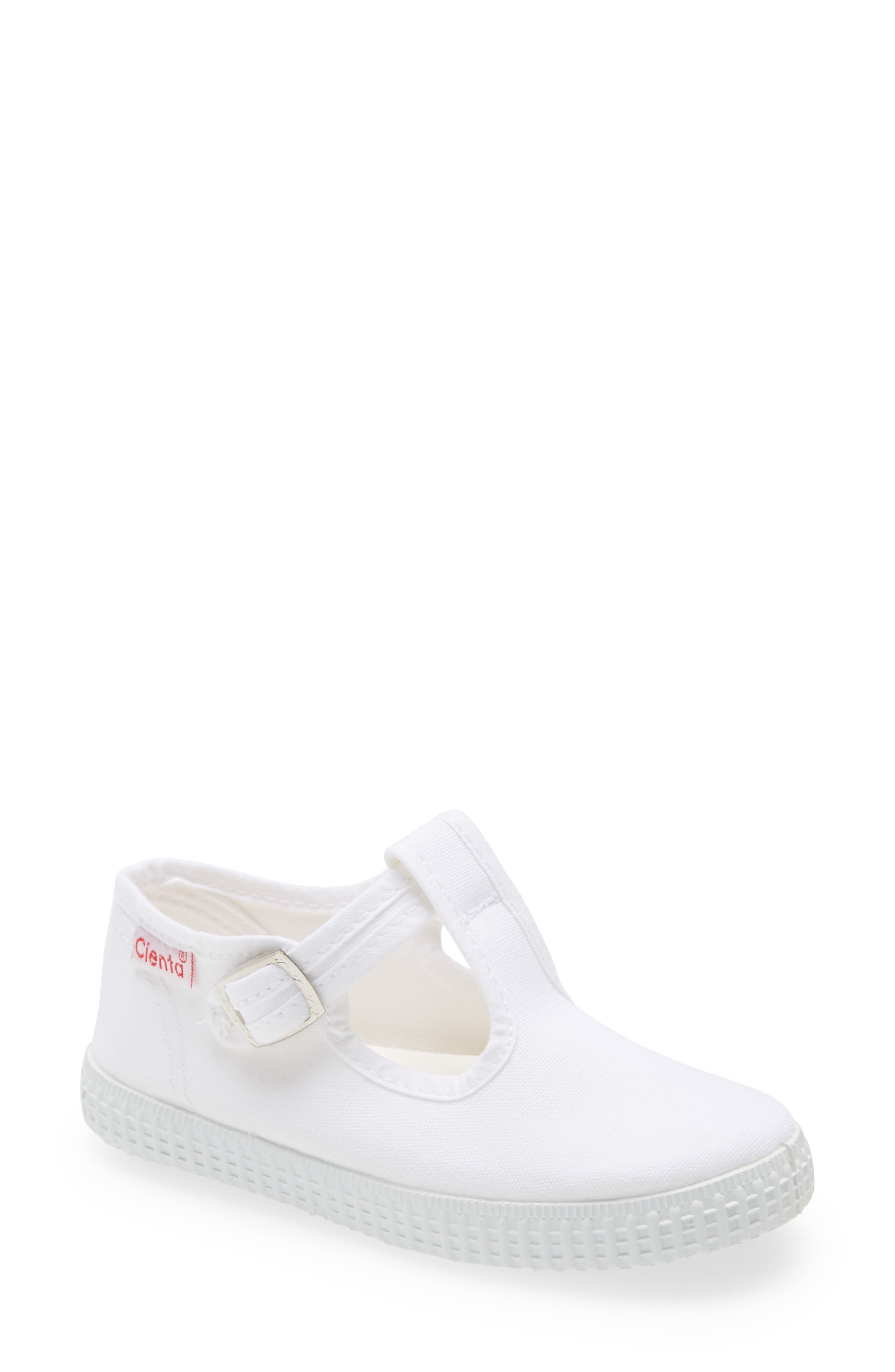 Cienta Canvas T-Strap Sneaker, Main, color, 
