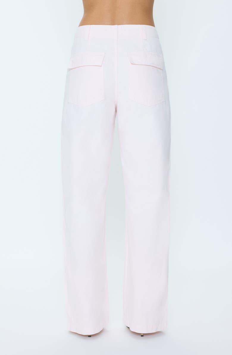 Pistola Wren Patch Pocket Wide Leg Jeans, Alternate, color, Ice Pink