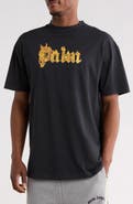 Palm Angels Logo Graphic Cotton T-Shirt