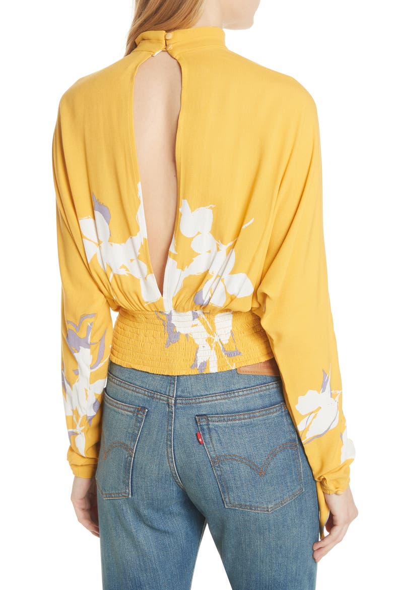 Say You Love Me Blouse, Alternate, color, YELLOW