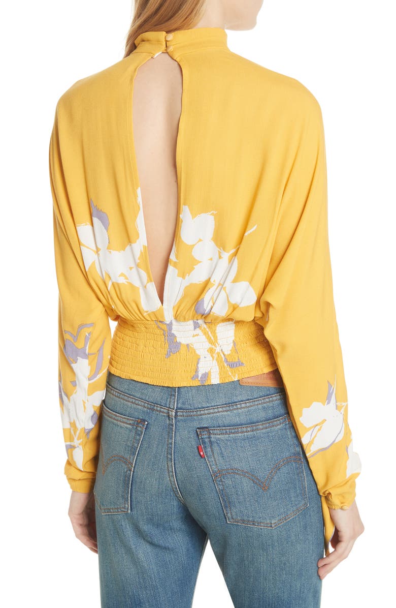 Free People Say You Love Me Blouse, Alternate, color,