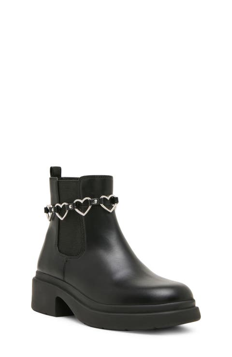 Kids' Jwalden Heart Chain Chelsea Boot