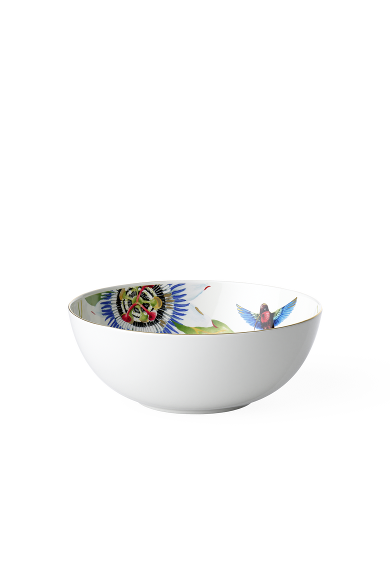 Amazonia Anmut Round Vegetable Bowl, Main, color, white