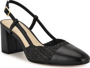 Nine West Unda Slingback Cap Toe Pump