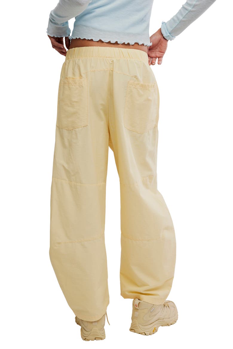 FP Movement Game Day High Rise Barrel Leg Pants, Alternate, color, SUNLIT YELLOW