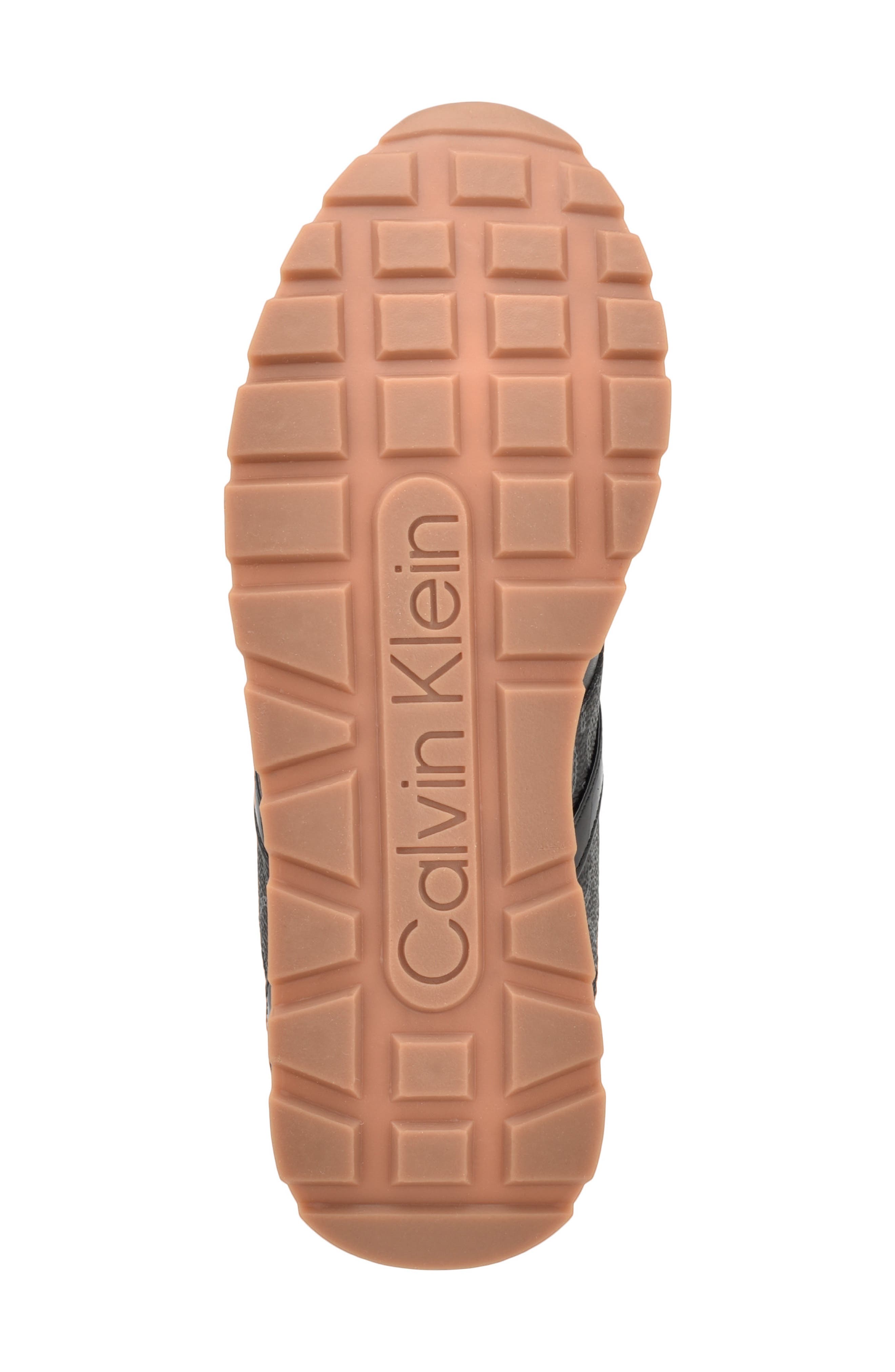Calvin Klein Carlla Lace Up Sneaker, Alternate, color, Black
