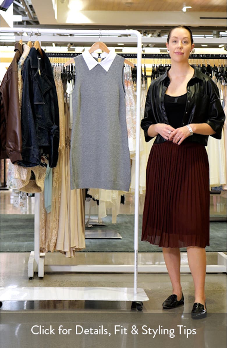 Vhari Sleeveless Mini Sweater Dress, sales video thumbnail