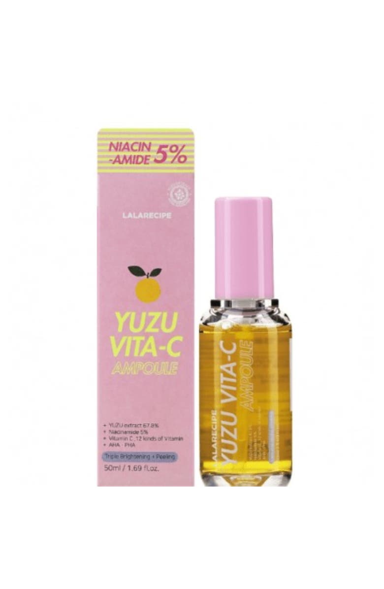 Lalarecipe Yuzu Vita C Ampoule, Main, color, Yellow