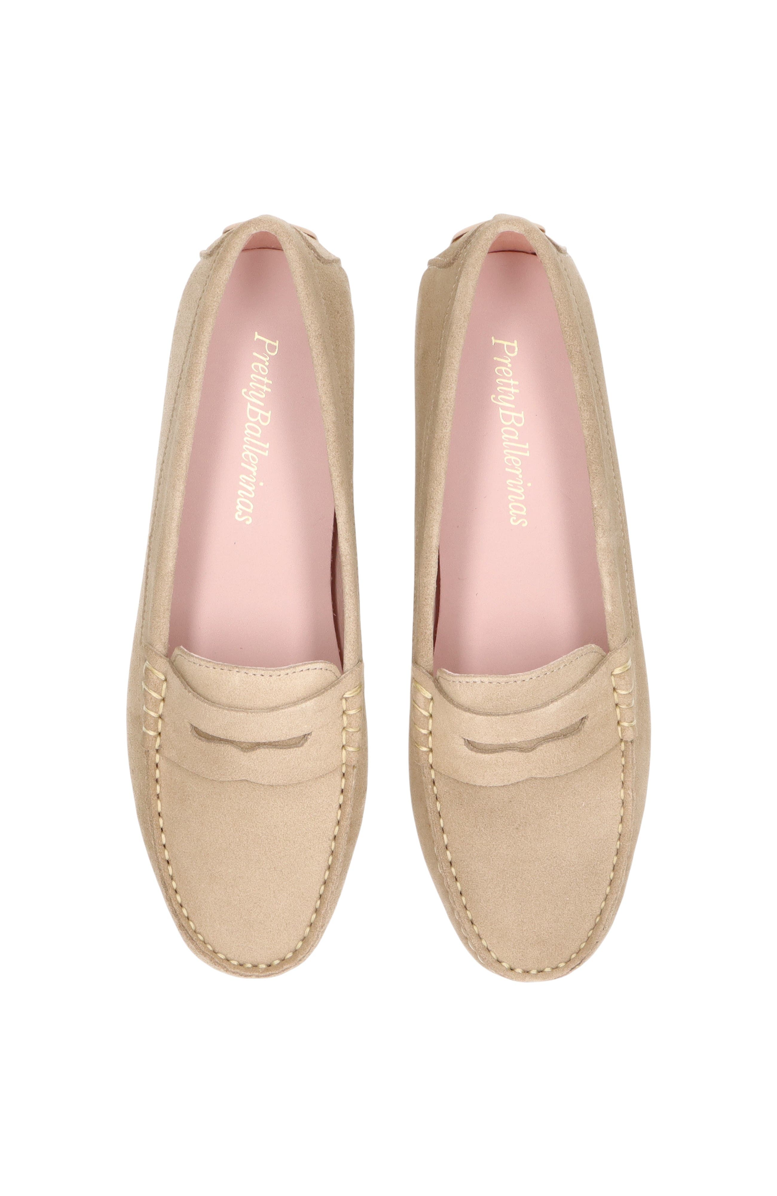 Pretty Ballerinas Driving Moccasin, Alternate, color, Beige
