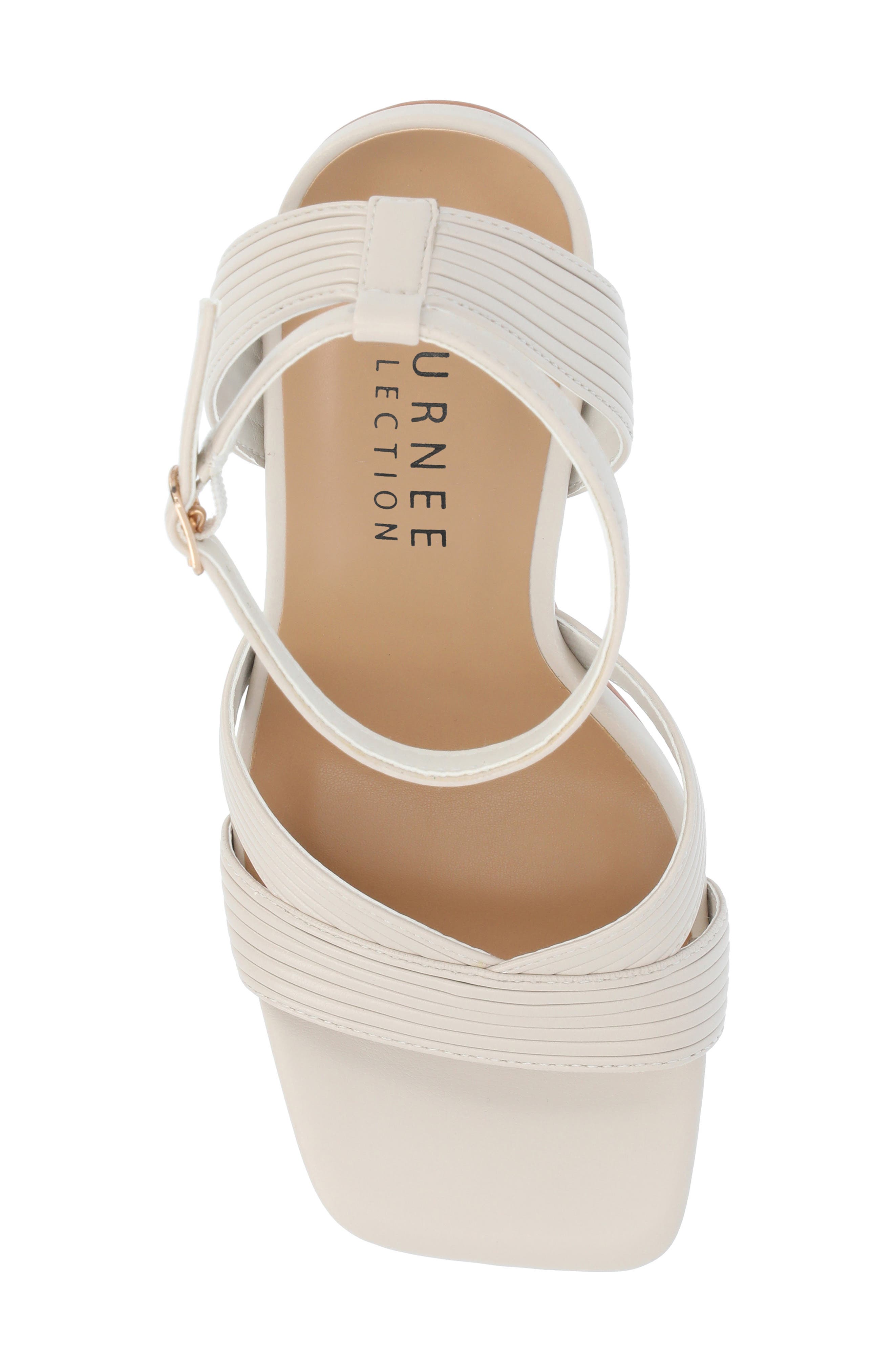 Annett Ribbed Strap Pump, Alternate, color, SAND