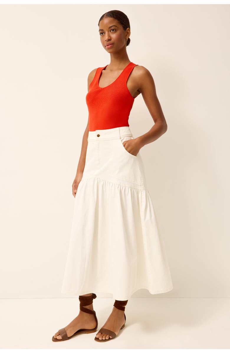 Marie Oliver Sophie Skirt, Main, color, Whitewash