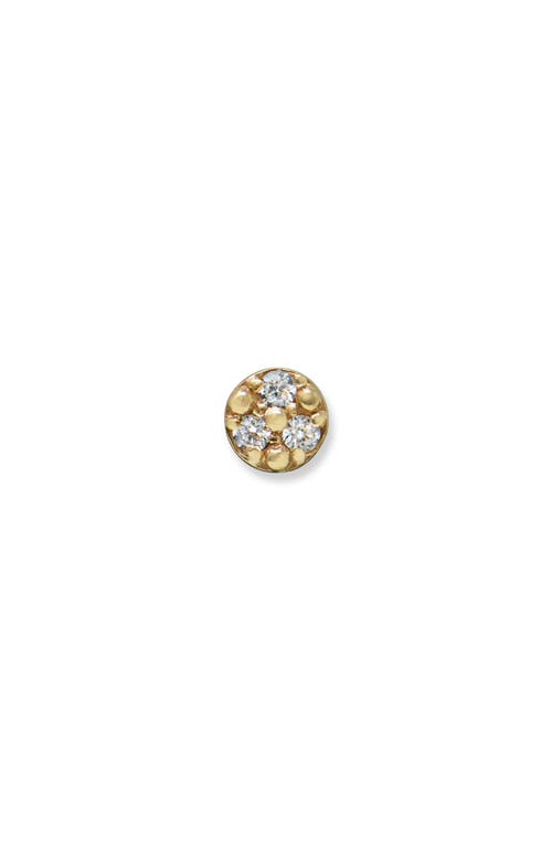 Anzie Cleo Petite Round Single Stud Earring