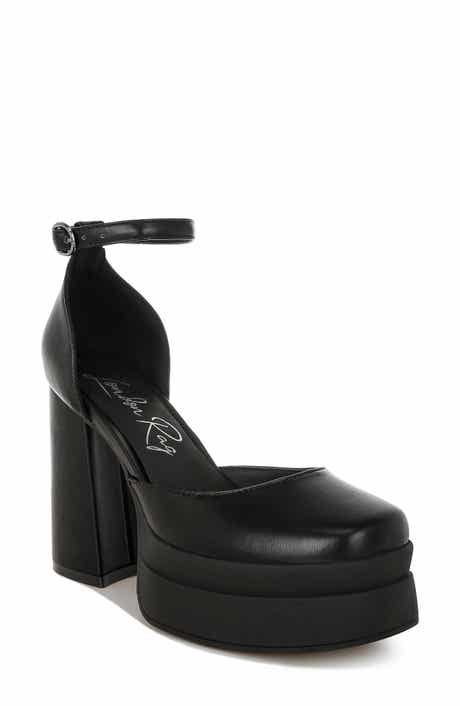 LONDON RAG Araminta Block Heel Platform Pump