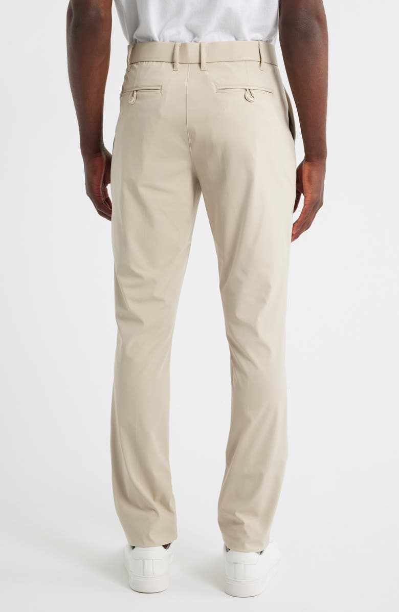 Scott Barber Sono Flat Front Stretch Chinos, Alternate, color, Khaki