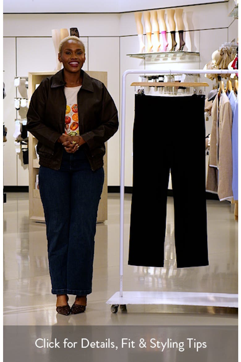 Sculpt-Her™ Pull-On Straight Leg Ponte Pants video