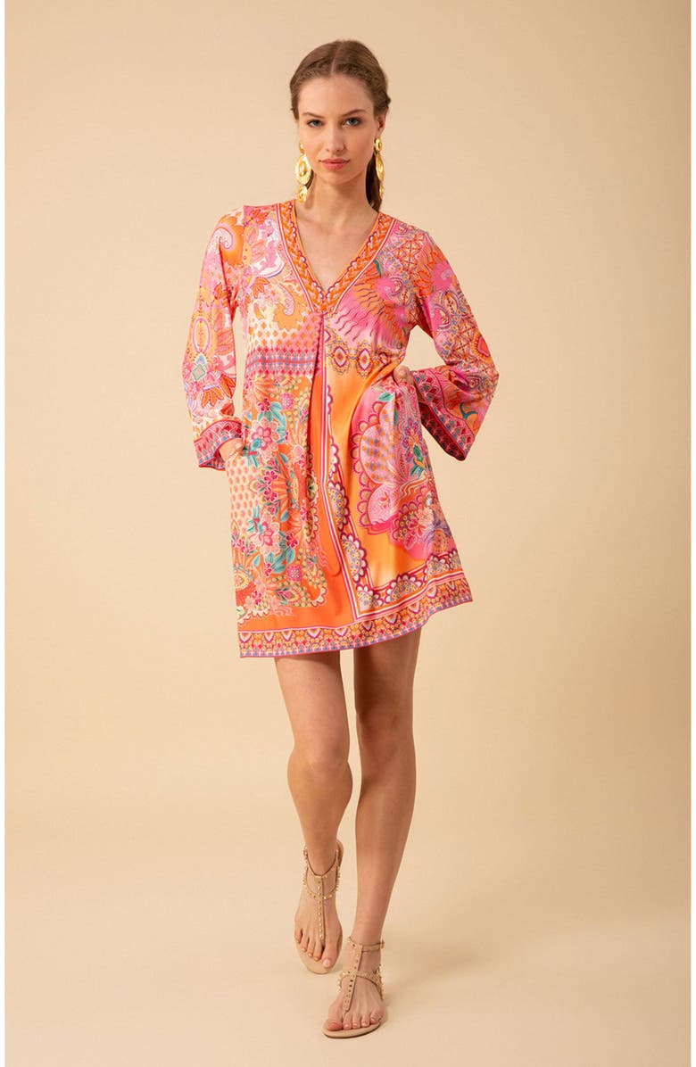 Hale Bob Juniper Jersey Dress Beaded, Alternate, color, 