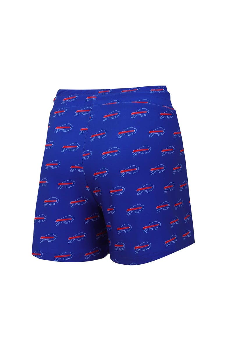 CONCEPTS SPORT Women's Concepts Sport Buffalo Bills Gauge Allover Print Cropped Tank Top & Shorts Sleep Set, Alternate, color, Royal