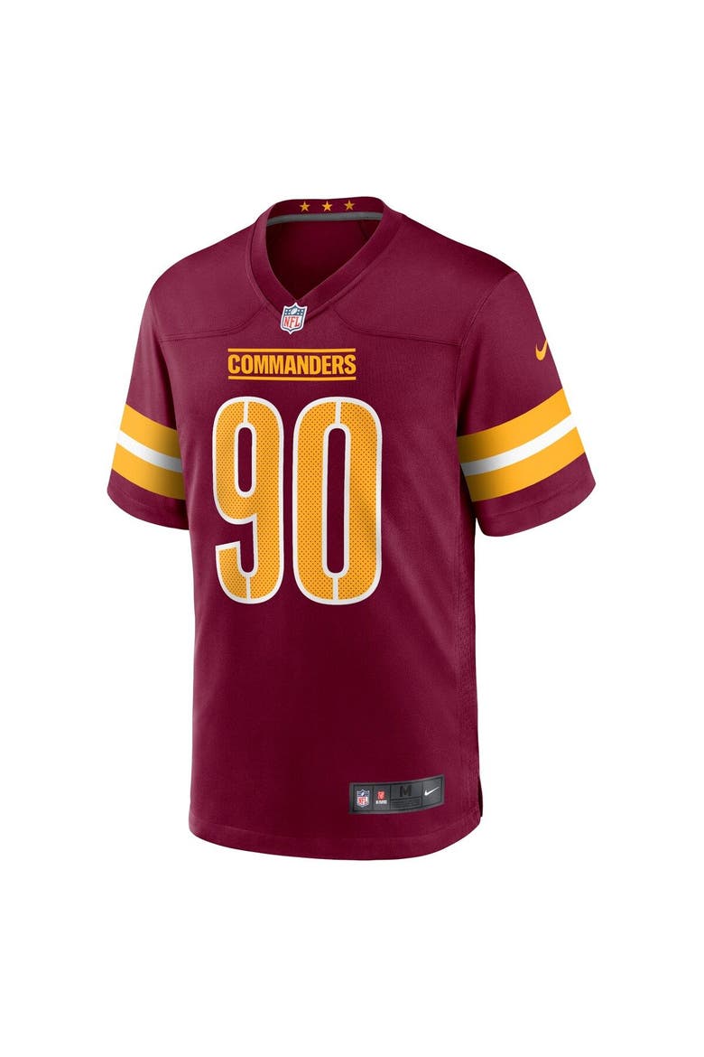 Men's Nike Montez Sweat Burgundy Washington Commanders Game Jersey, Alternate, color, Burgundy