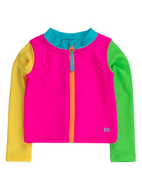 Unisex Long Sleeve Full Zip Rash Guard