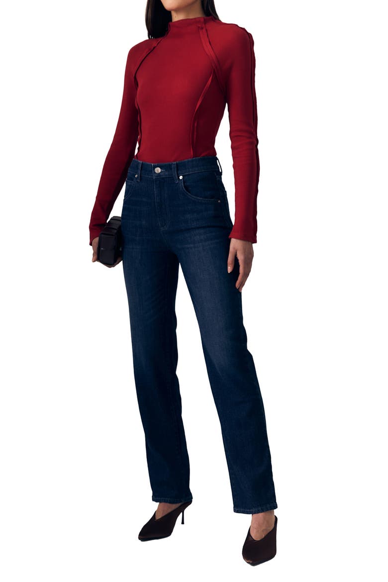 The Slim Straight Leg Jeans, Alternate, color, ZOE