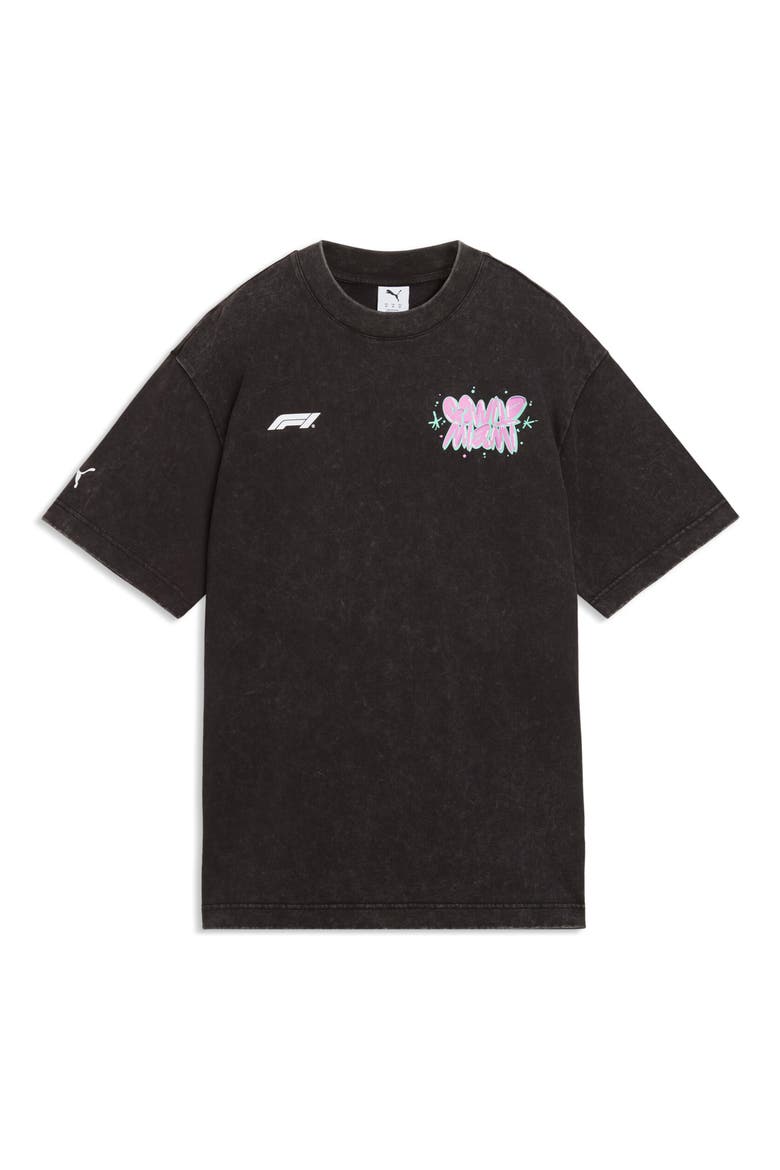F1 Miami Go Wild Cotton Graphic T-Shirt, Alternate, color, PUMA BLACK